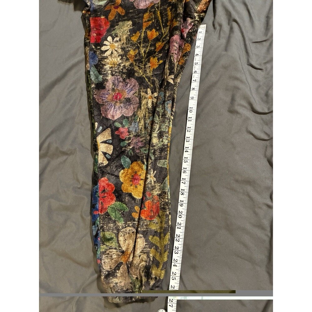 NWT Natural Life Wildflowers Fleece One Piece Pajamas Sz Small Boho Cozy Zip Up - Picture 6 of 8